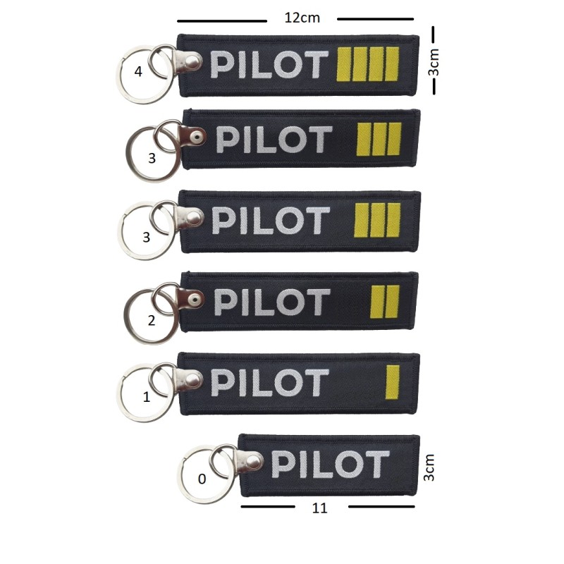 PILOT 0 Kumaş Anahtarlık