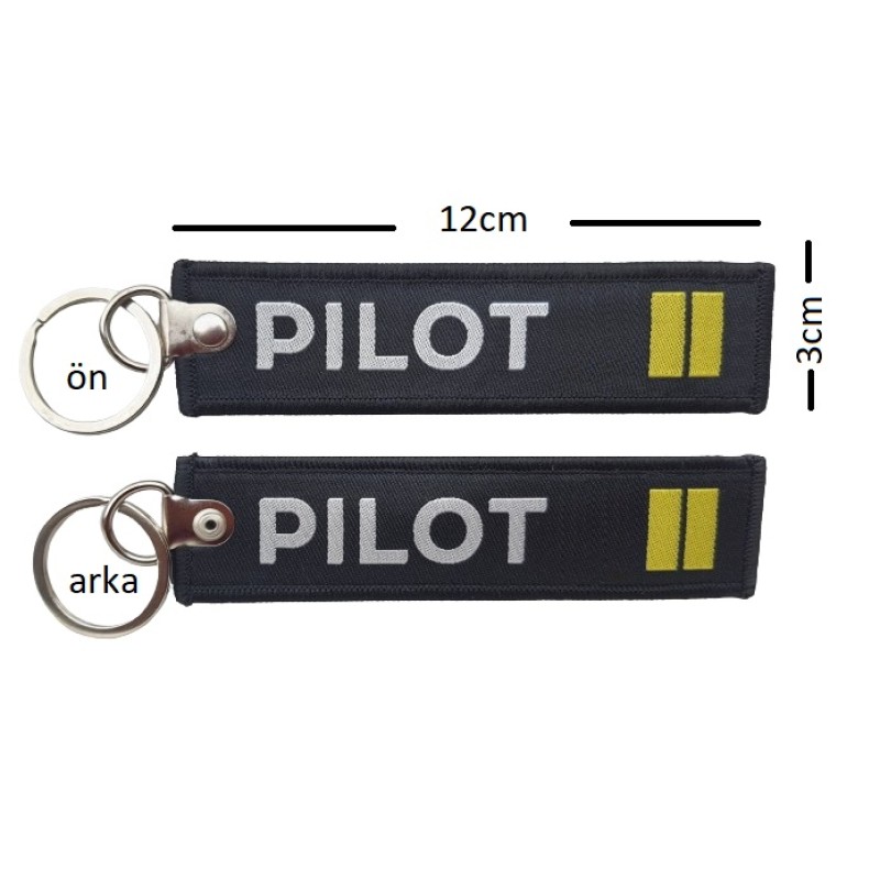 PILOT 2 Kumaş Anahtarlık