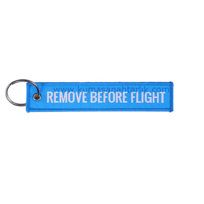 Remove Before Filight Anahtarlık Mavi