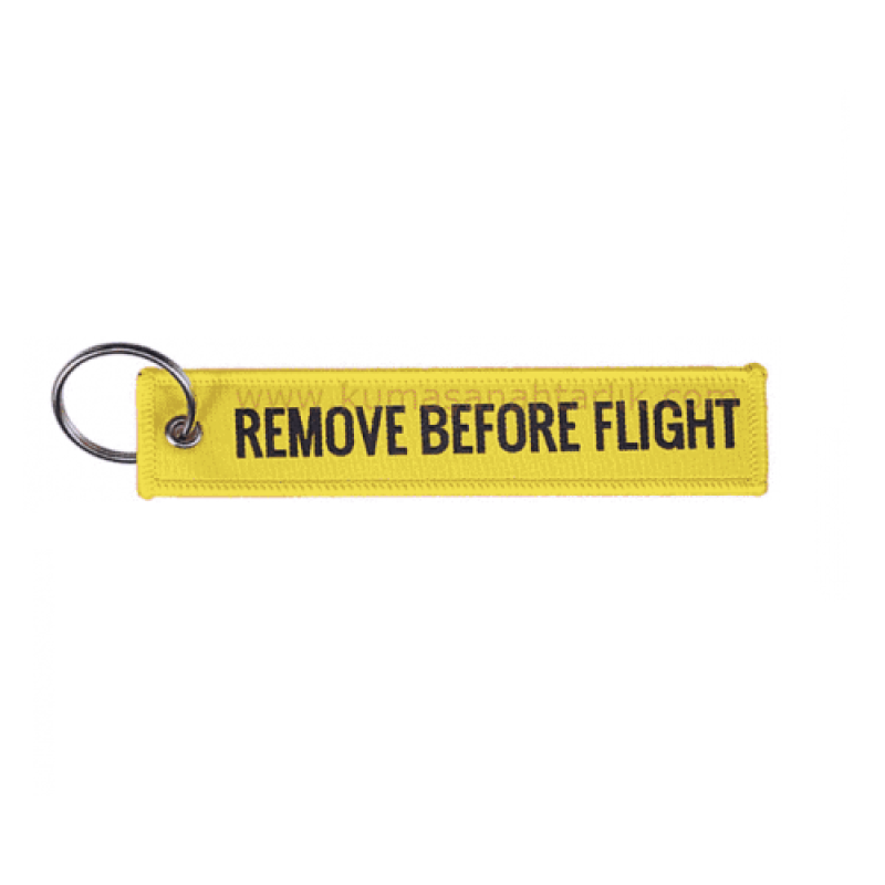 Remove Before Filight Anahtarlık Sarı