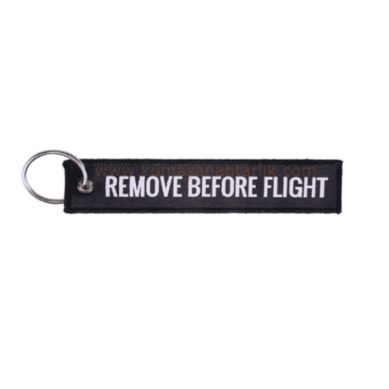 Remove Before Filight Anahtarlık Siyah